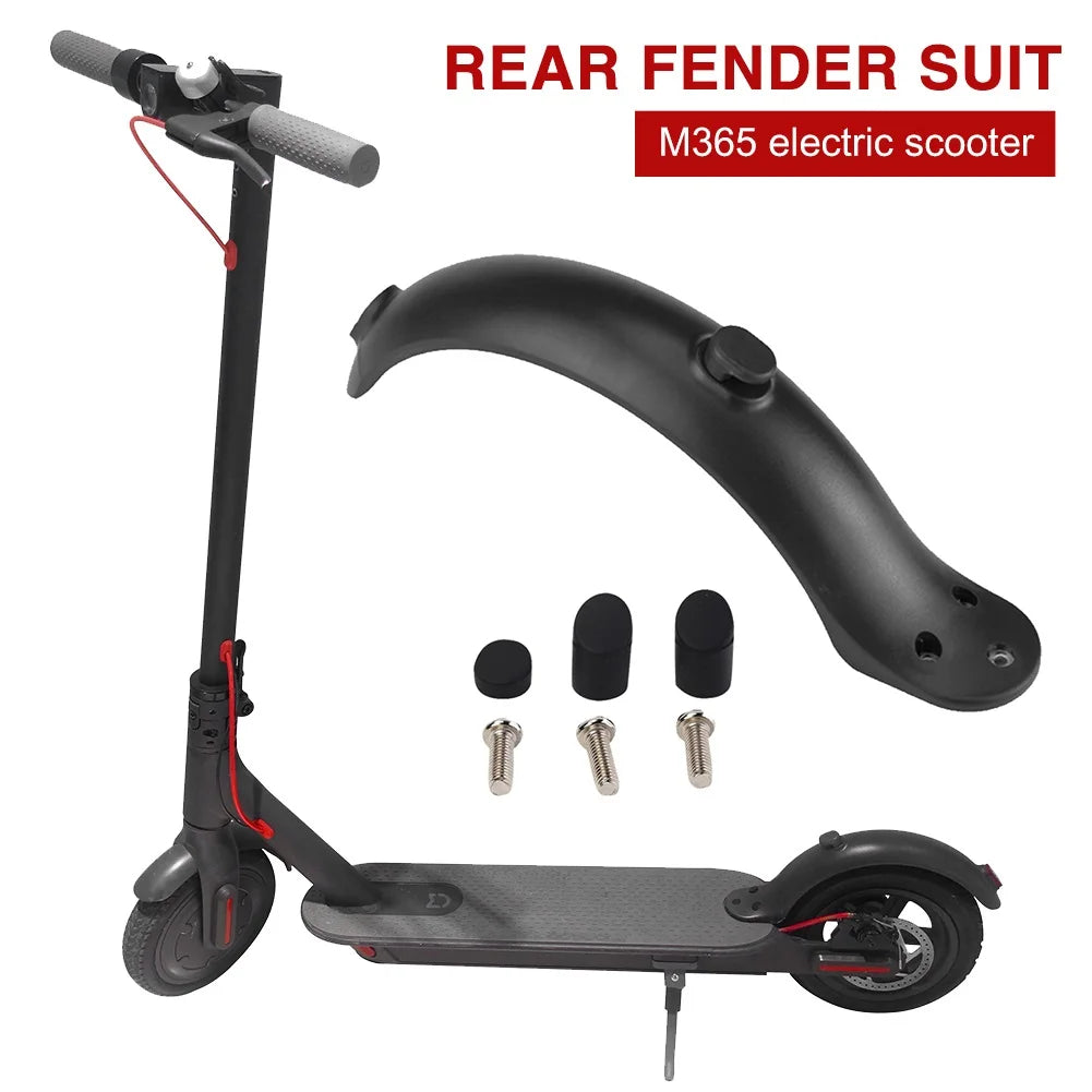ABS Rear Fender Mudguard & Screws Kit for Xiaomi M365 Scooter Scooter Fender Kit Oasis Select