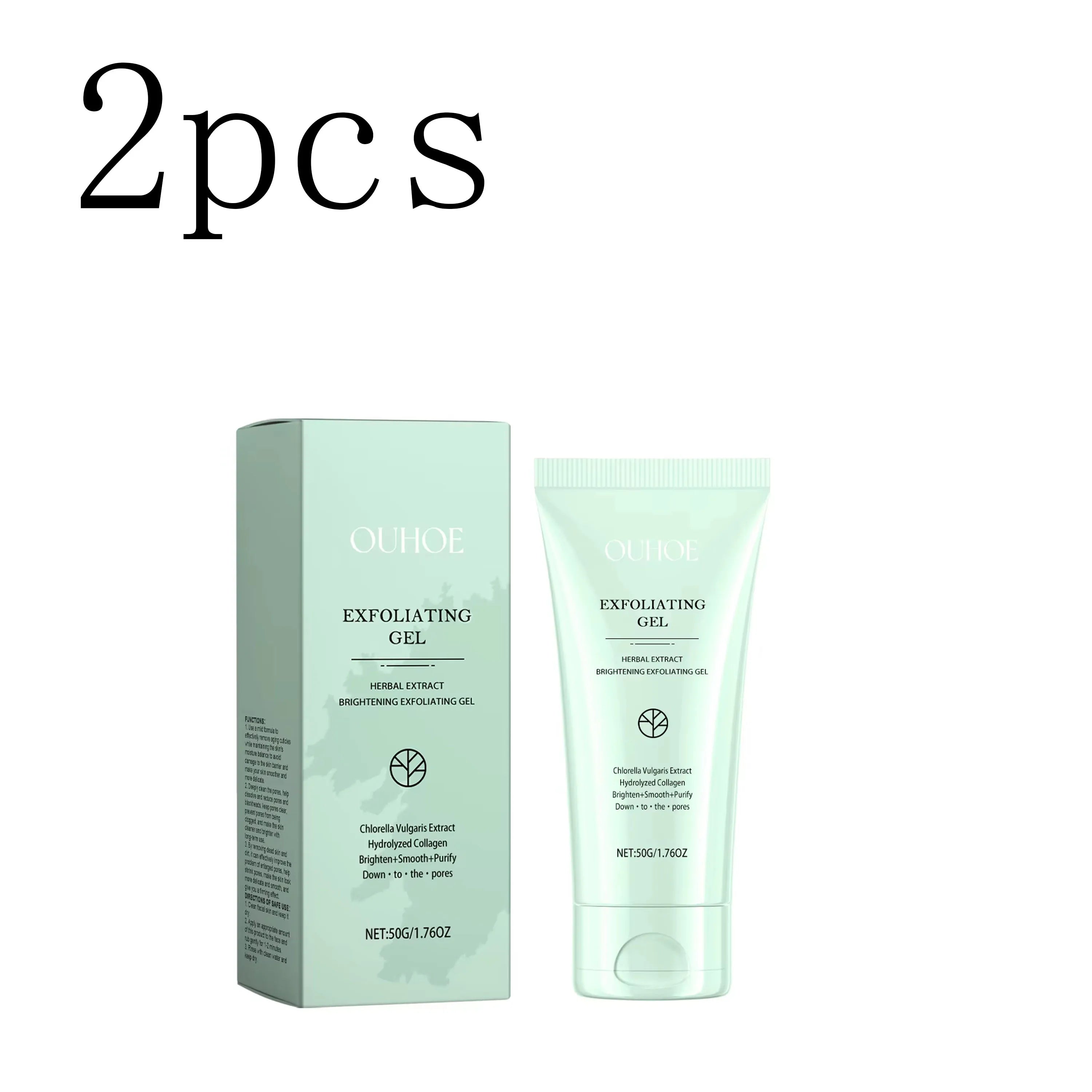 Exfoliating Peeling Gel Remove Dead Skin Dark Spot Deep Cleaning Purifying Brighten Tighten Pores Nourishing Repair Facial Scrub Oasis Select 2boxed