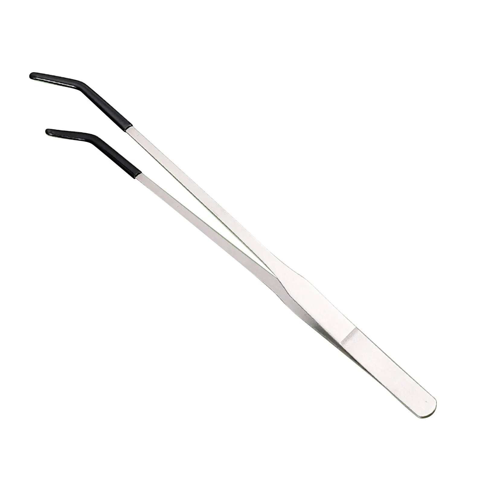 Reptile Feeding Tongs – 10.6" Stainless Steel Straight & Curved Reptile Feeding Tongs Oasis Select A One Size
