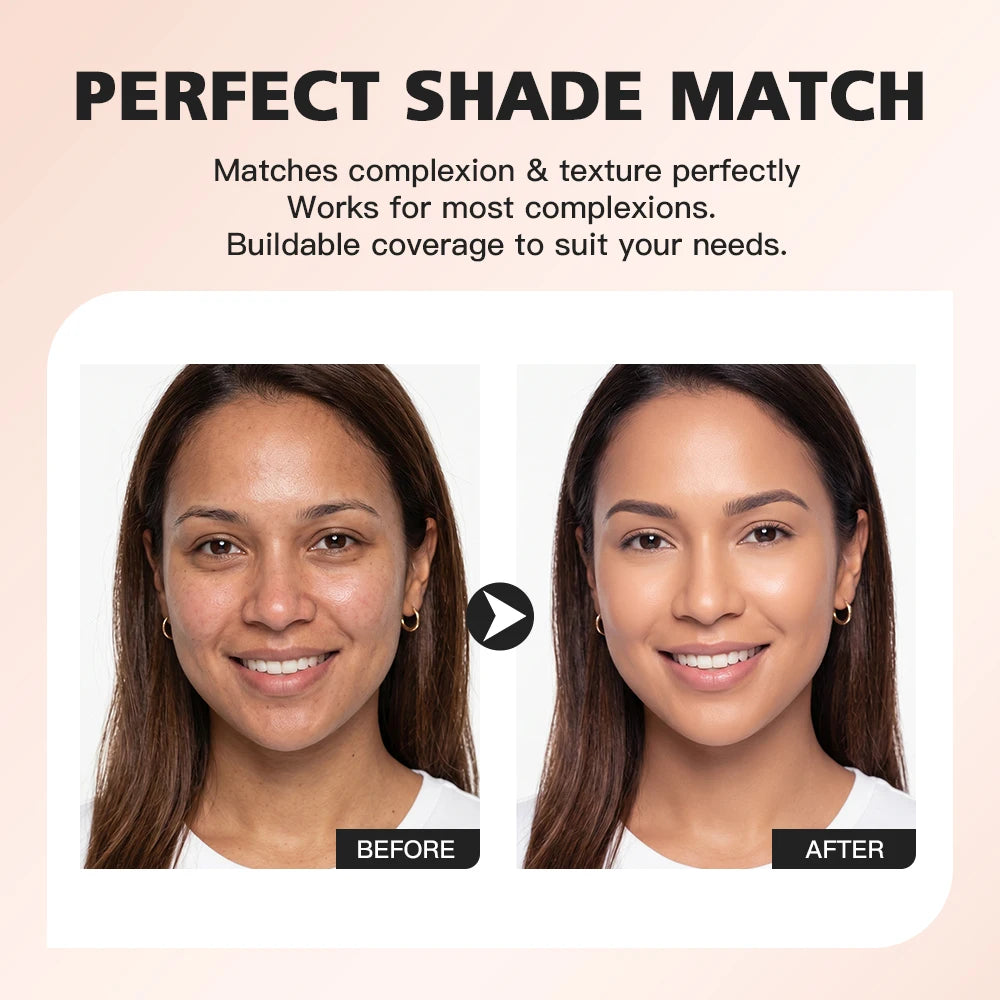 Color Changing Liquid Foundation Deep Hydration Brighten Even Skin Tone Natural Matte Finish Makeup Effect Concealer Foundation Oasis Select