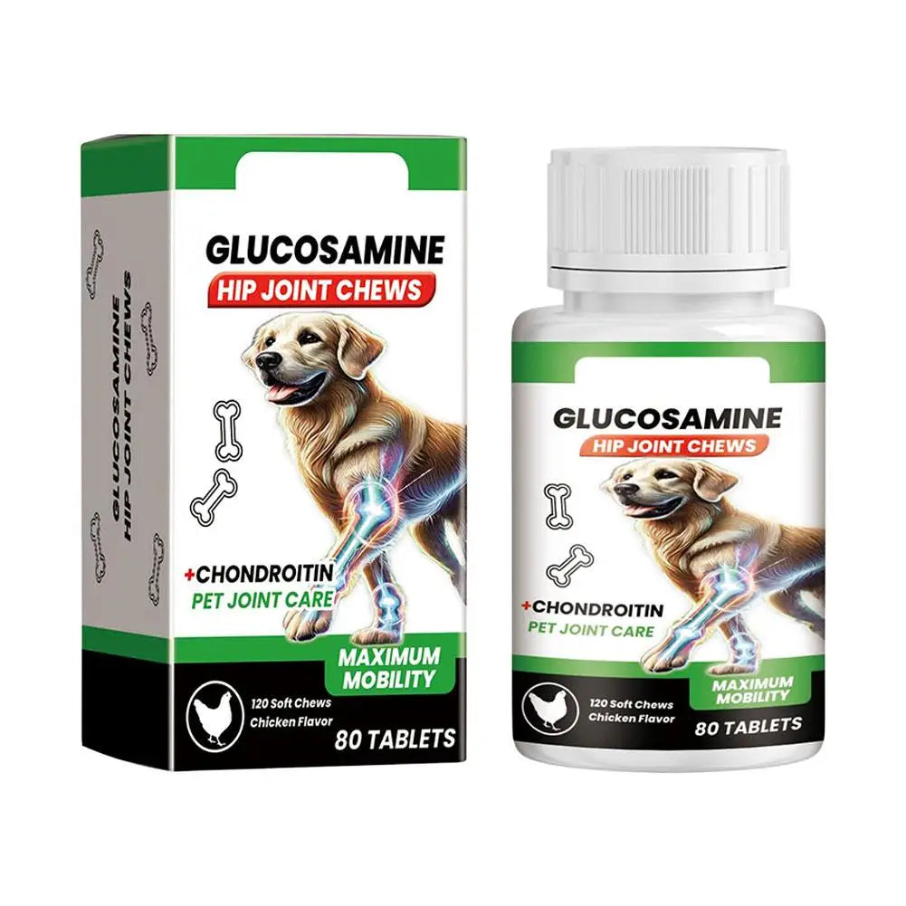 Dog Joint Support Chews – Glucosamine & Chondroitin, 80ct