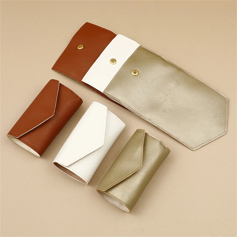 Portable Jewelry Organizer Bag for Women Travel Multi-functional Earrings Ring Necklace Storage Bag PU Creative Jewelry Roll Oasis Select