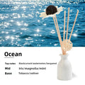 30ml Reed Diffuser Sets Hotel Bathroom Rattan Sticks Aromatherapy Diffuser Air Freshener Plant Home Fragrance Refill Oil Oasis Select ocean 30ml