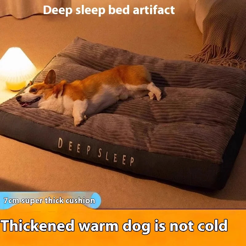 Oversized Dog Mat Sleeping Pad for Warmth in Winter, Detachable and Washable for Large Dog Beds Oasis Select