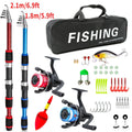Ultra Short Couple Parent Child Double Rod Wheel Set 1.8m 2.1m Fishing Rod Fishing Gear Equipment Complete Set Oasis Select 1.8m21.m2pcs