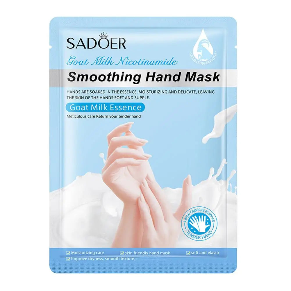 Hydrating Hand Mask Gloves – Rose & Niacinamide Moisturizing Hand Mask Gloves Oasis Select Milk-1PCS