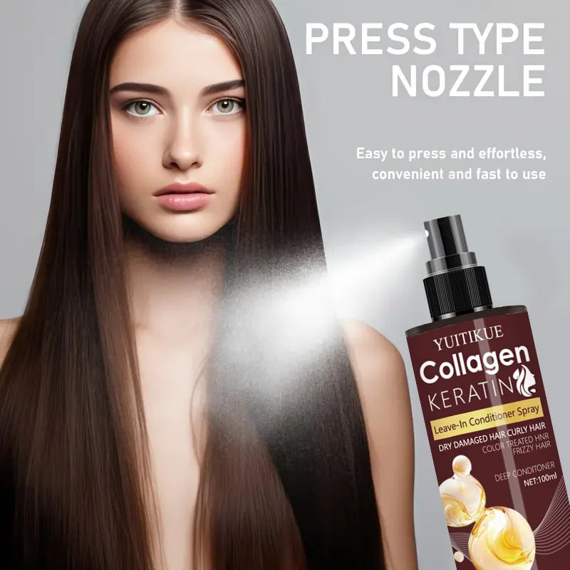 Collagen & Keratin Hair Spray – Repair, Nourish & Oil Control