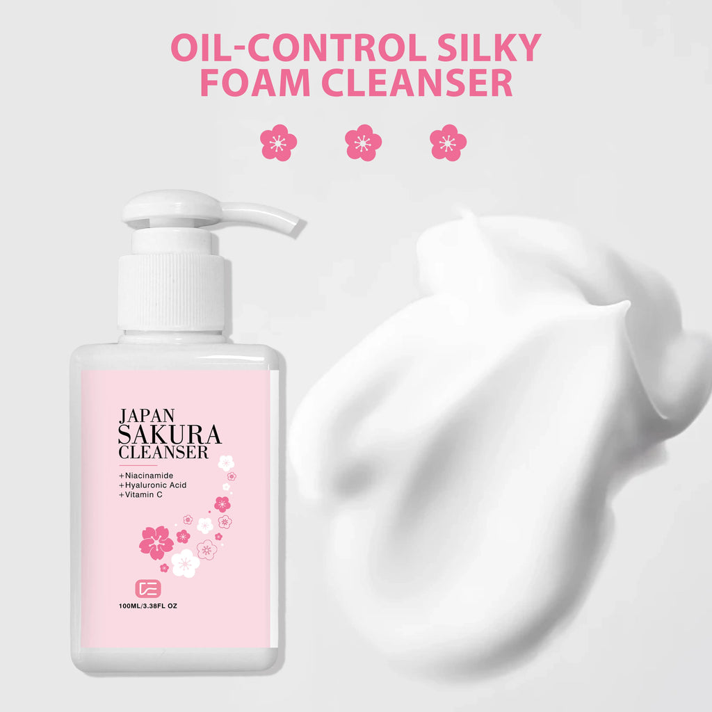 Veérenae Sakura Cherry Blossom Facial Cleanser – All Skin Types