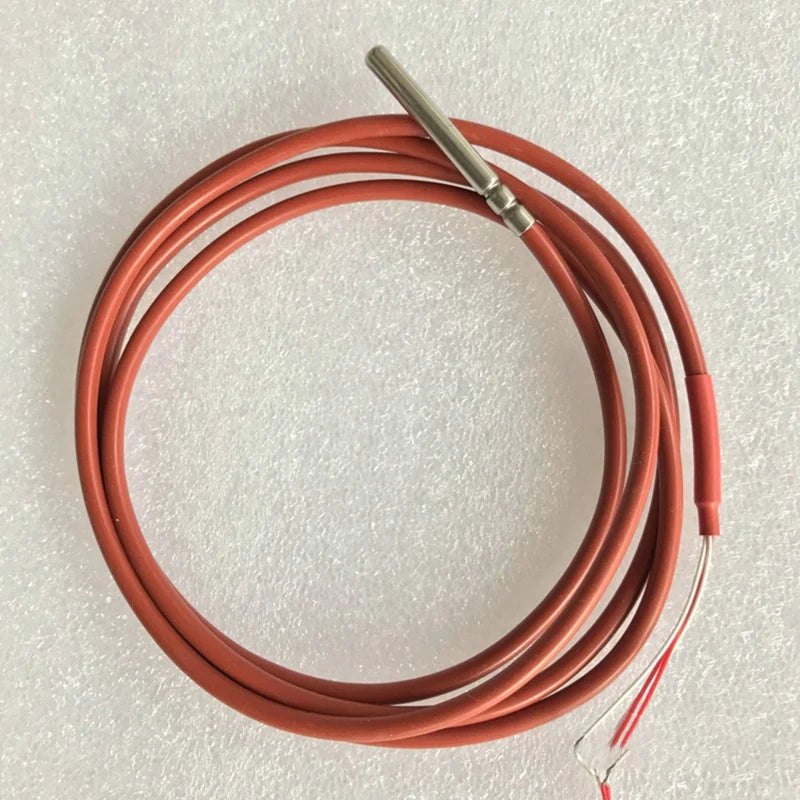 6X 2 Wire PT1000 Temperature Sensor Thermistor Silicone Gel Coated 1.5Meters Probe 45Mm X 5Mm -50-180 Centigrade Rtds Oasis Select