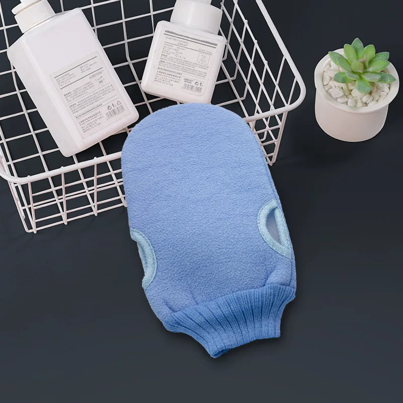 Exfoliating Glove - Exfoliate Glove For Dead Skin Bath Exfoliating Gloves For Shower Spa Massage Body Scrub Oasis Select blue