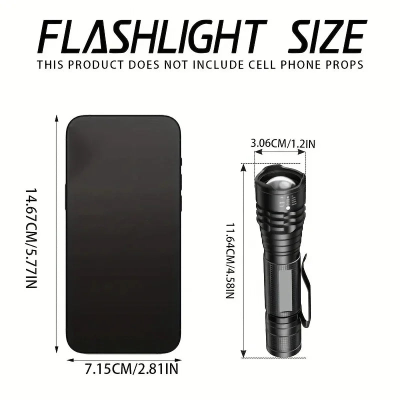 395NM UV Flashlight LED Ultraviolet Torch Zoomable Ultra Violet Lights Inspection Lamp Pet Urine Stain Detector Tools Lantern Oasis Select
