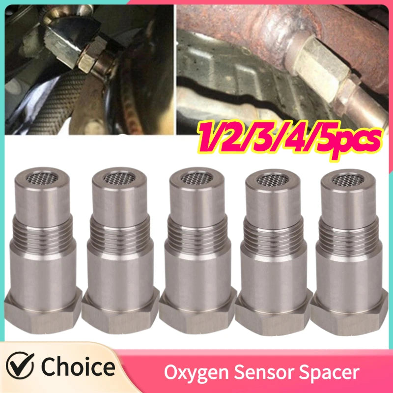 O2 Sensor Spacer M18x1.5 Stainless Steel CEL Fix Adapter