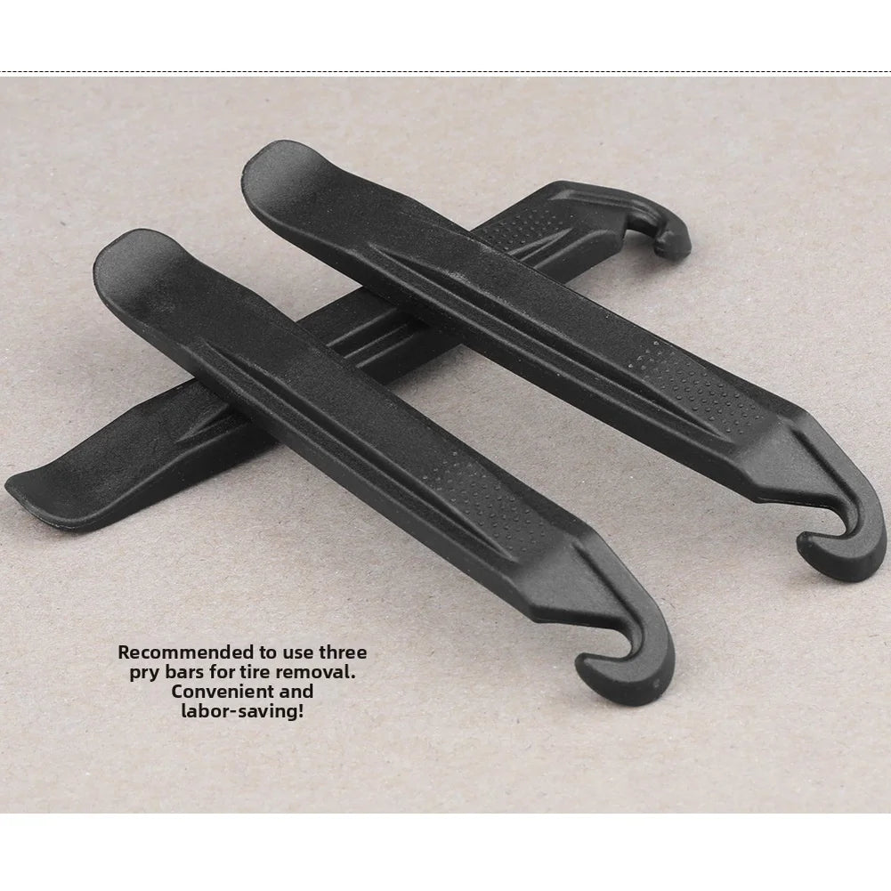 Nylon Bicycle Tire Lever Black 112mm With Spoke Hook For MTB Road Bike Tire Removal And Repair Tool Cycling Maintenance Oasis Select