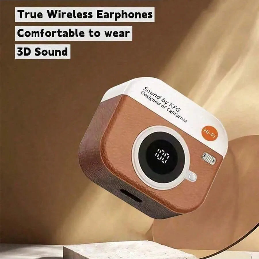 Bluetooth 5.3 Wireless Headphones Power LED Digital Display 24hours Endurance HiFi Gaming Headsets Waterproof Sports Earbuds Oasis Select