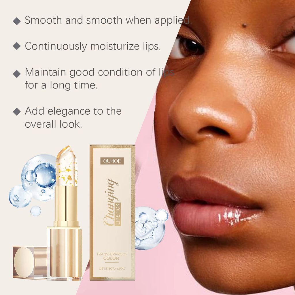 Transferproof Color Changing Lipstick Moisturizing Repairing Deep Nourishment Plumping Jelly Transparente Long Lasting Lip Balm Oasis Select