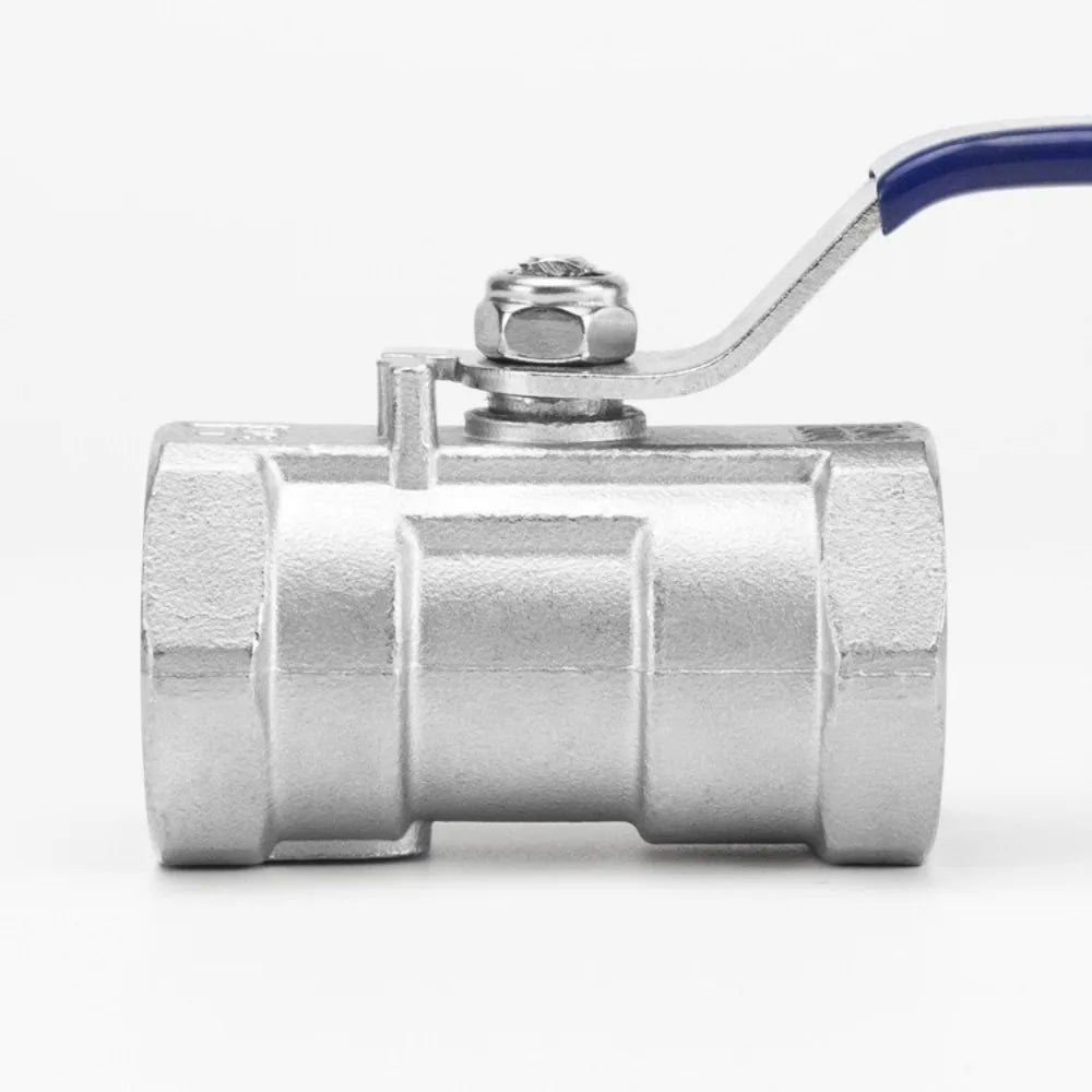 1pc DN15 DN20 SS 304 Stainless Steel Ball Valve 1/2" 3/4" Female BSP Valve with Vinyl Handle Thread Valves Oasis Select