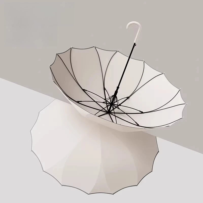 1pcs Long Handled Umbrellas for Two or Three People Extra Large Reinforced Thick Sturdy Wind Resistant and Maillard Resistant Oasis Select