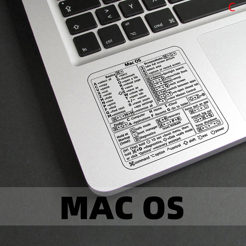 Windows PC Keyboard Shortcut Sticker – 14 Styles | PVC