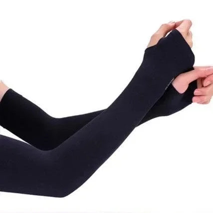 1/2pair Unisex Arm Guards for Men Women, Sleeve Warmers, Sports Sleeves, UV Sun Protection, Hand Cover, Support, Running Fishing Oasis Select 1pair black-B