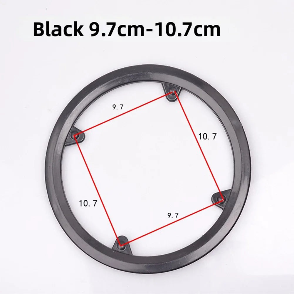 Mountain Bike Chain Guard 42T Plastic Chainring Cover 4 Hole Mounting Design 9.7 to 10.7 cm Spacing for Crankset Oasis Select B