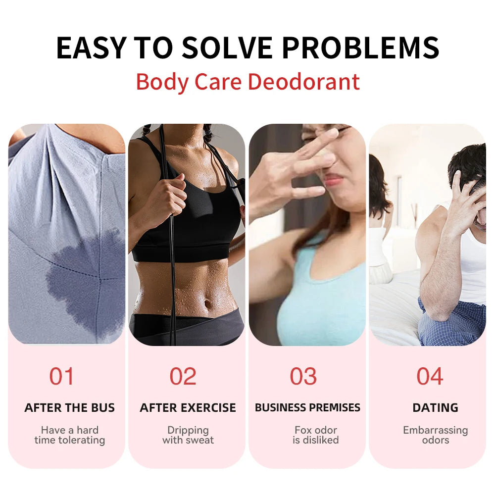 Long-term Fresh Fragrance Whole Body Deodorant Body Balm Deodorant For Men &Women To Remove Body Odor 72 Hours Of Odor Control Oasis Select