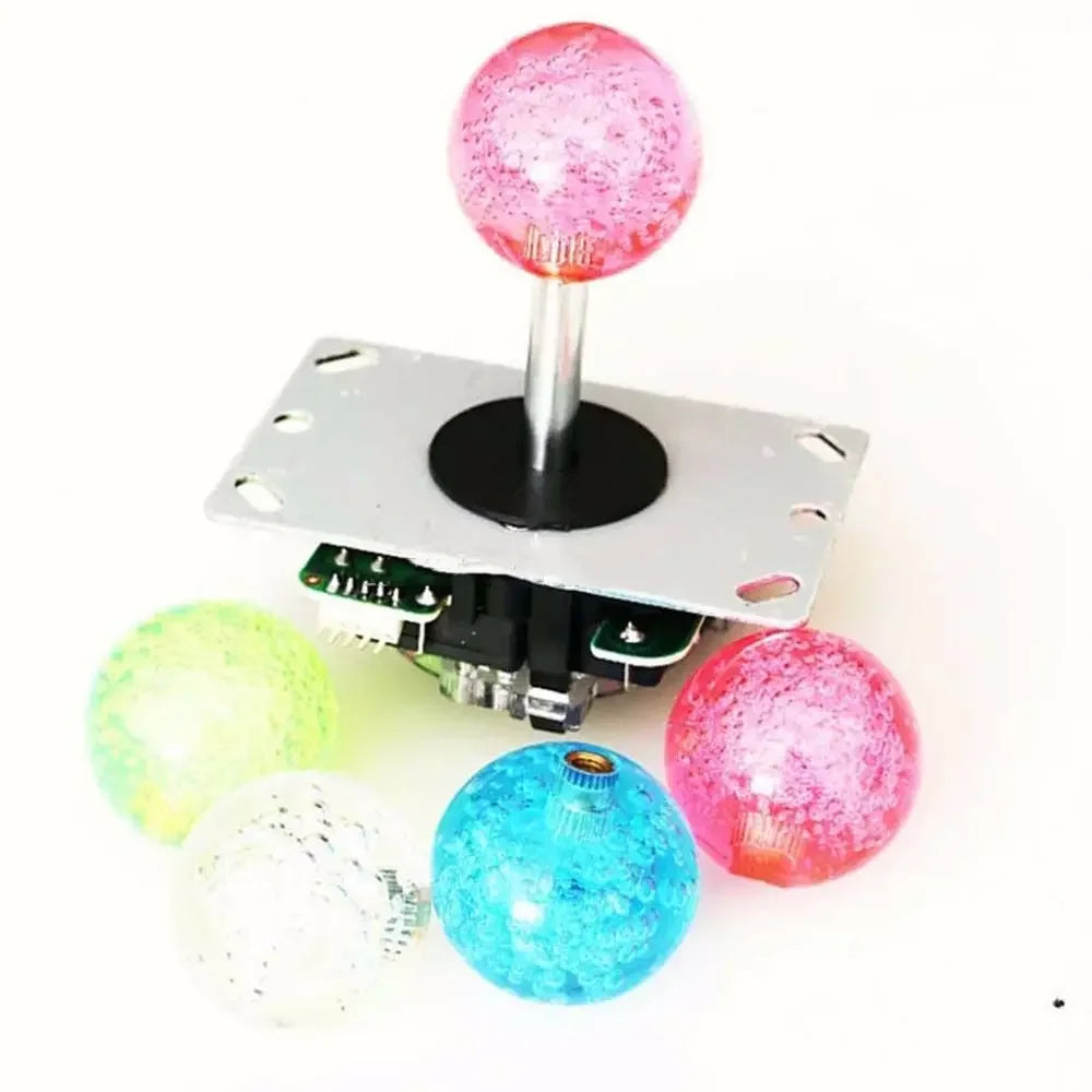 Joystick Replacement Joystick Parts Arcade Game Game Machine Joystick Crystal Rocker Ball Head Handle Top Ball Oasis Select