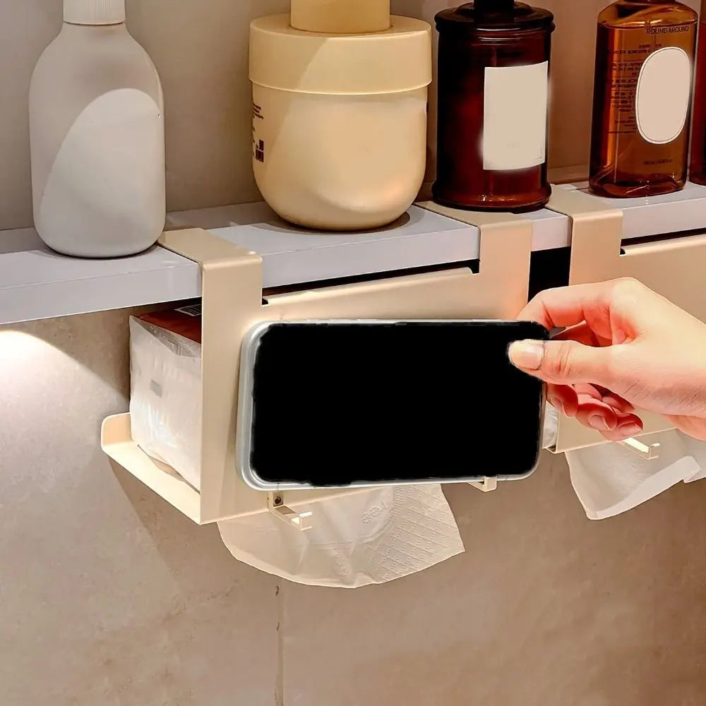 Under Cabinet Paper Towel Holder – Wall Mount Iron Rack