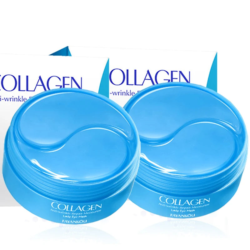 BIOAOUA Crystal Collagen Eye Mask 60pcs – Dark Circles & Bags Collagen Eye Mask Oasis Select Eye Mask 2 Boxes