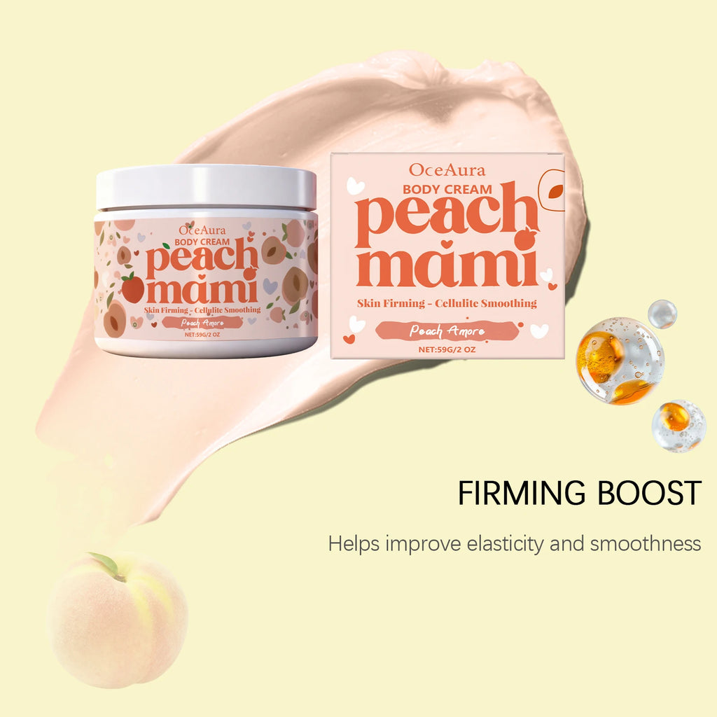 OceAura Peach Firming Body Cream – Tighten, Lift & Hydrate Firming Body Cream Oasis Select