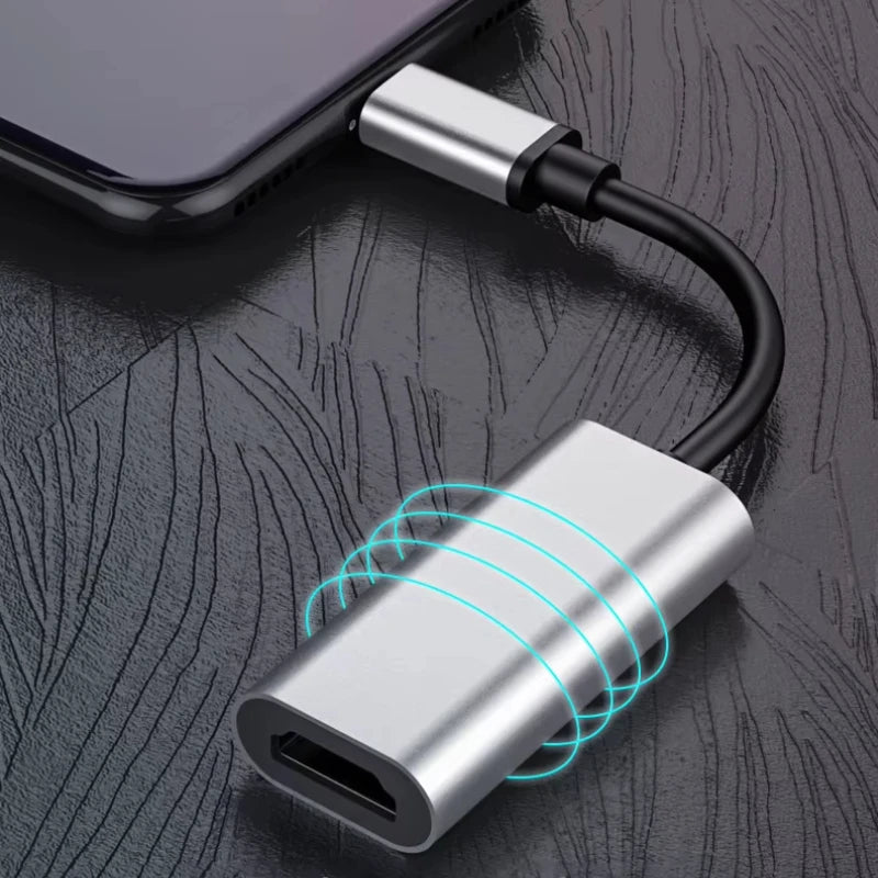 USB Type C to HDMI-compatible Cable USB C to HDMI Converter 4K USB 3.1 HDTV Cable Adapter for MacBook Chromebook Samsung Xiaomi Oasis Select