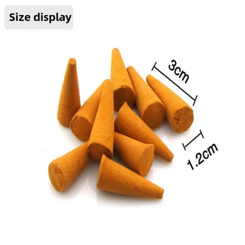 Mix Incense Cones Rose Jasmine Lavender Aroma Cones Smoke Odor Fragrance Incenso Cone Meditation Relaxation Aromatherapy Oasis Select