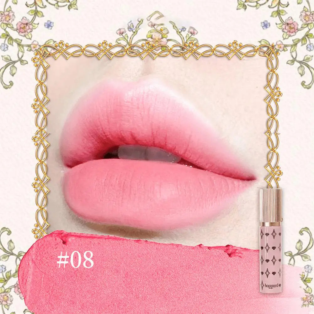 haggard Emo Monster Series Lip Powder Cream Non-Stick Cup Ultra High Color Matte Nude Soft Shimmer Lipstick Makeup Cosmetics Oasis Select 07