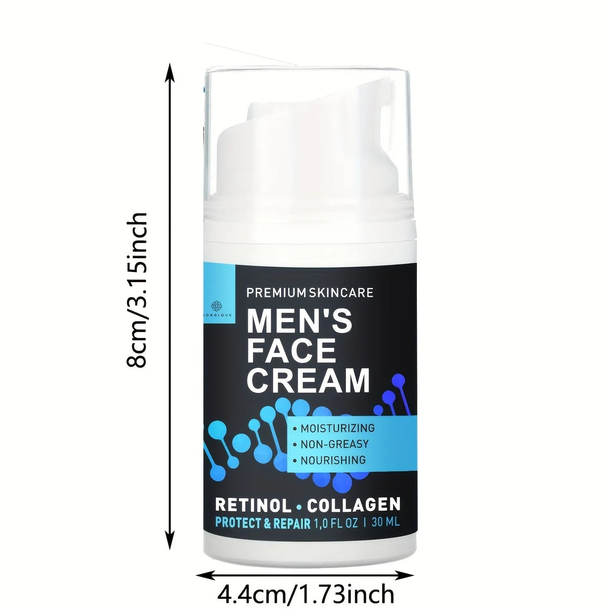 GORGIQUE Men's Collagen Face Cream – Day & Night Moisturizer Men's Face Moisturizer Oasis Select 30ml