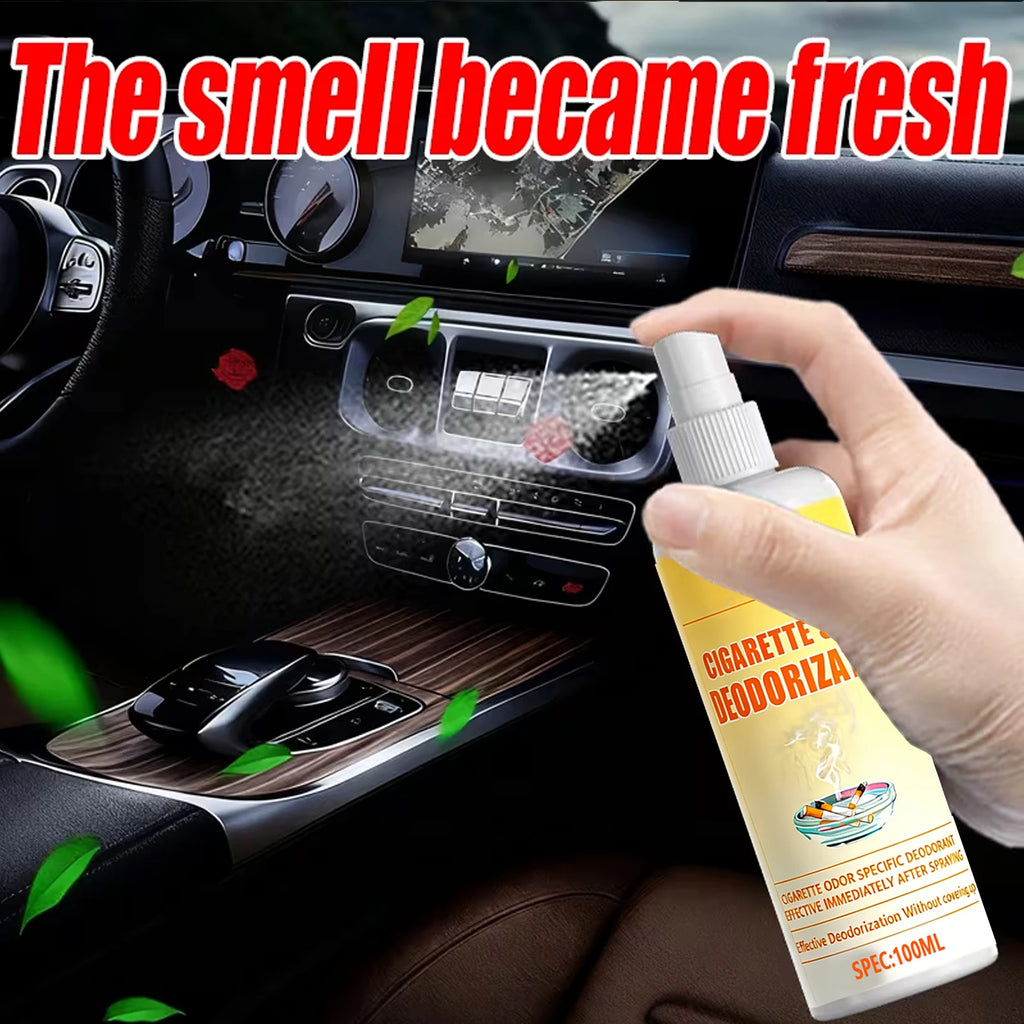 GREEDY TREE Cigarette Smell Deodorizer Spray | 100ML | Immediate Odor Elimination for Home, Car & Office | Non-Masking Formula Oasis Select