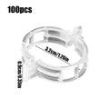 100Pcs Plant Support Clips Plastic Ties Trellis Stake Clips Garden Veggie Tomato Greenhouse Holder For Garden Tools Accessories Oasis Select 100Pcs