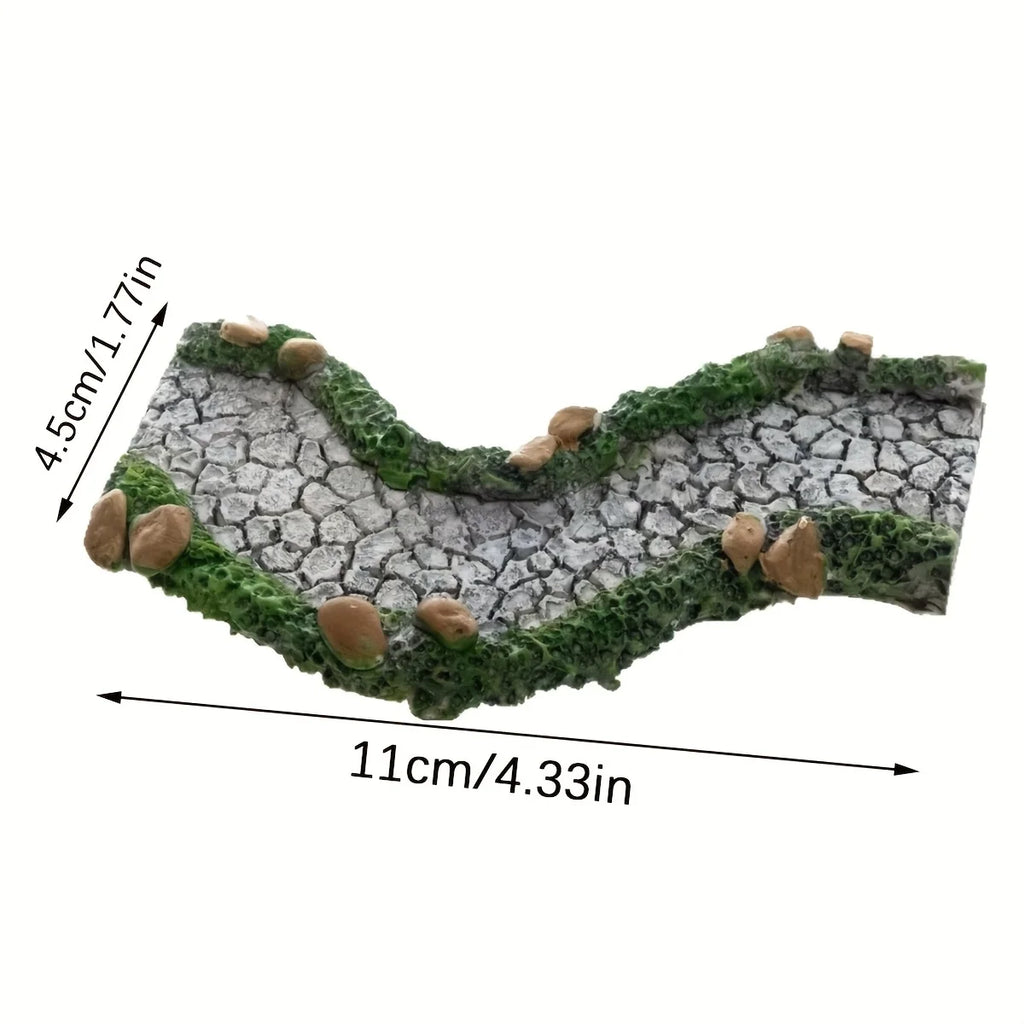 Artificial stone paths, fairy garden paths, resin art decorations, micro landscapes, flower pot miniature landscaping, DIY Oasis Select Segment 2