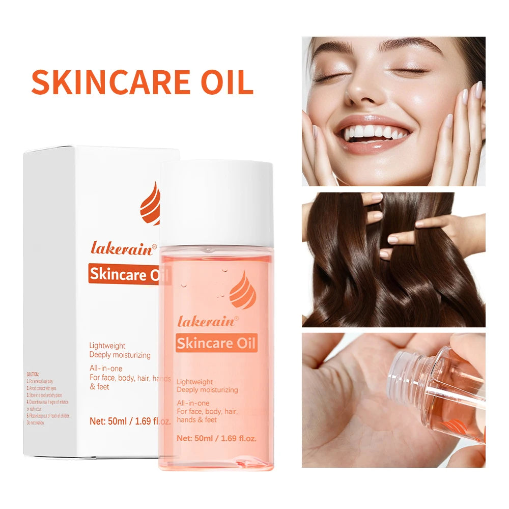 Bio Skincare Body Oil Face Body Moisturizer Vitamin A Vitamin E Exfoliate skin Improve Hair Health Fade Scars Exfoliate skin car Oasis Select 1pc