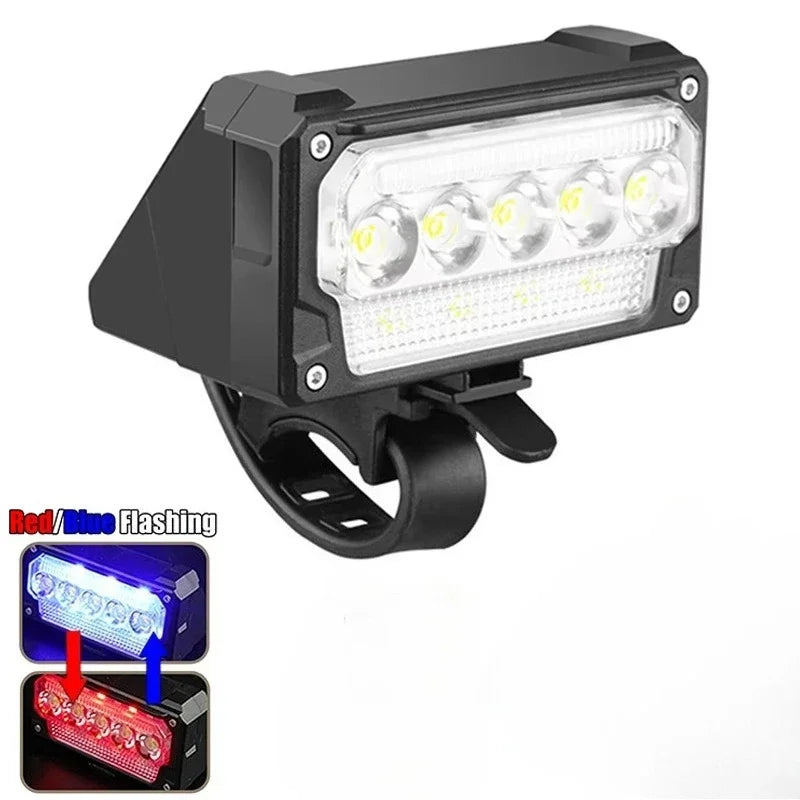 LED Bike Bicycle Light Type-C Rechargeable Set Road Bike Front Back Headlight Lamp Flashlight Cycling Light Cycling Accessories Oasis Select Z057-A