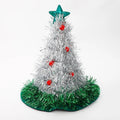 2025 Ins Christmas Tree Hat Creative Xmas Headwear for Girls Tinsel Christmas Headband Party Costume New Year Decor Supplies Oasis Select D 38x34cm