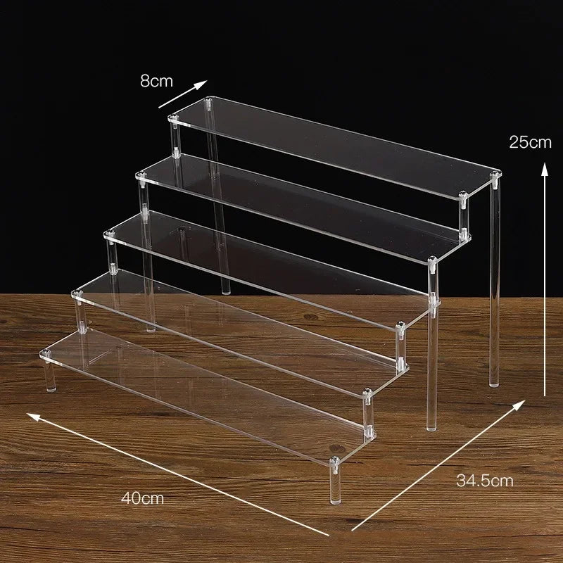 Acrylic Display Riser Rack – Perfume, Makeup & Cupcake Stand