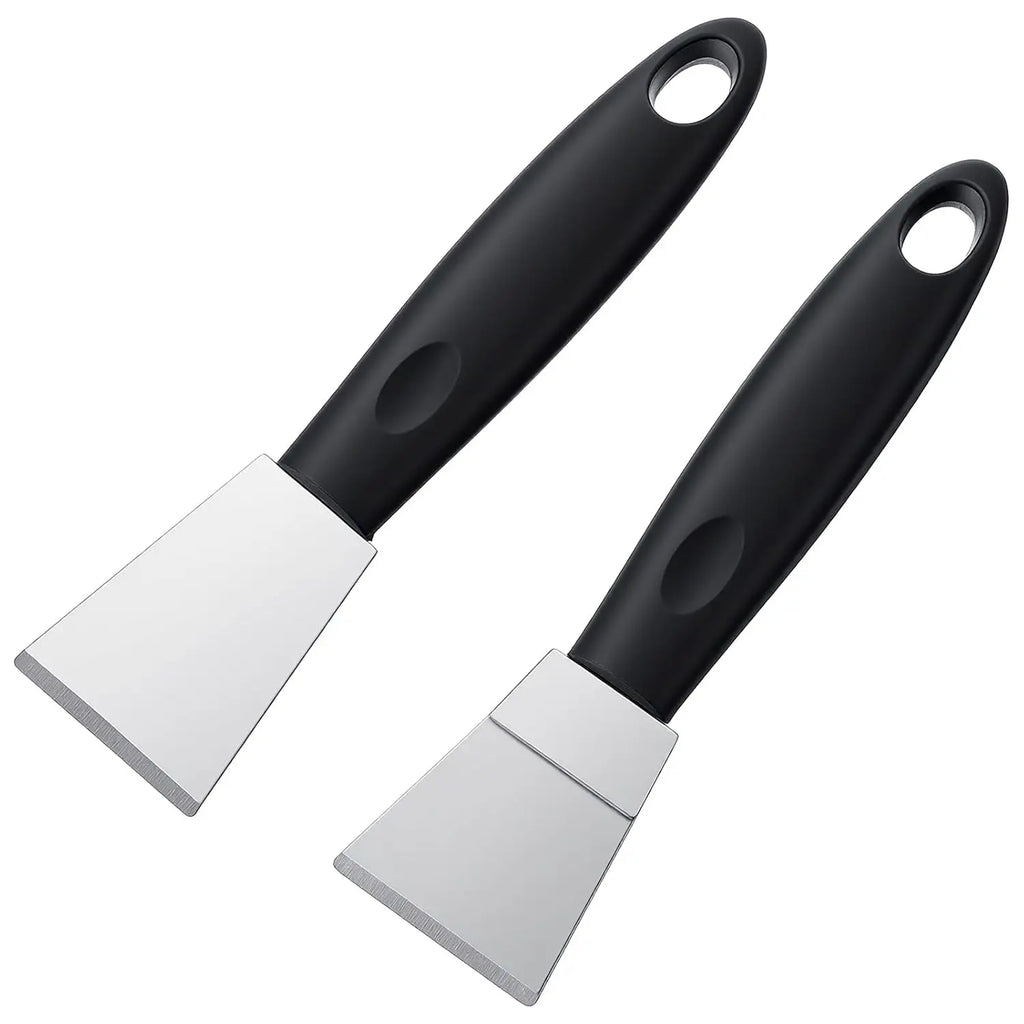 2 PCS 3D Printer Build Plate Spatula Hot Bed Removal Universal Stainless Steel Hot Bed Removal Tool Scraper for Glass PEI Sheets Oasis Select Combo 2pcs
