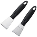 2 PCS 3D Printer Build Plate Spatula Hot Bed Removal Universal Stainless Steel Hot Bed Removal Tool Scraper for Glass PEI Sheets Oasis Select Combo 2pcs
