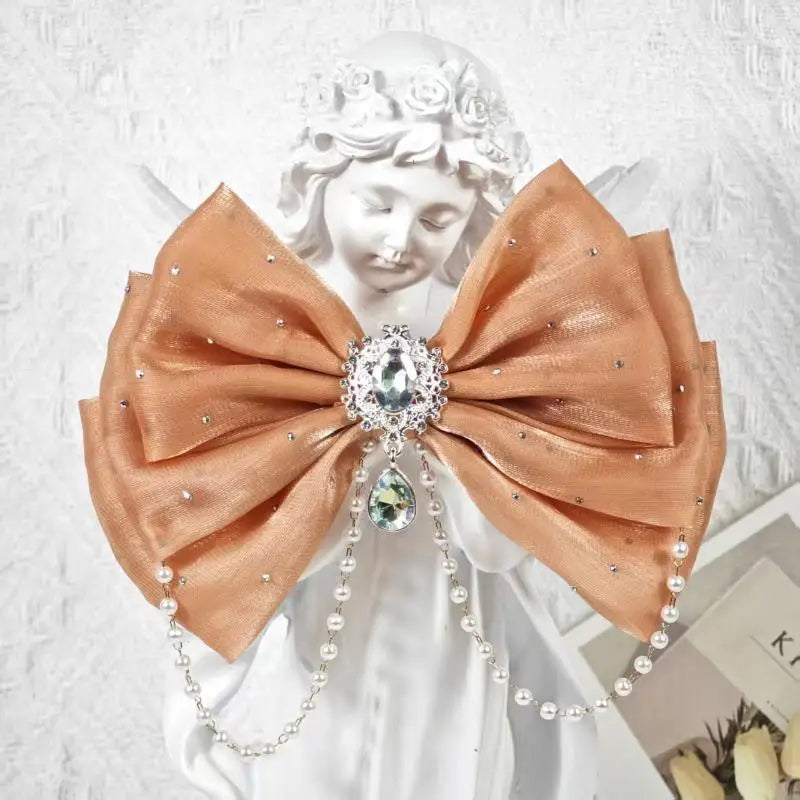 Rhinestone Bow Hair Clip for Girls – Princess Party Accessory Girls Hair Clip Oasis Select A20