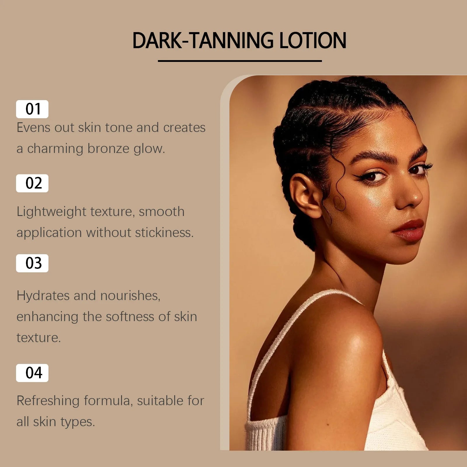 OceAura Self Tanning Lotion – Sunless Bronzer with Coconut Self Tanning Lotion Oasis Select