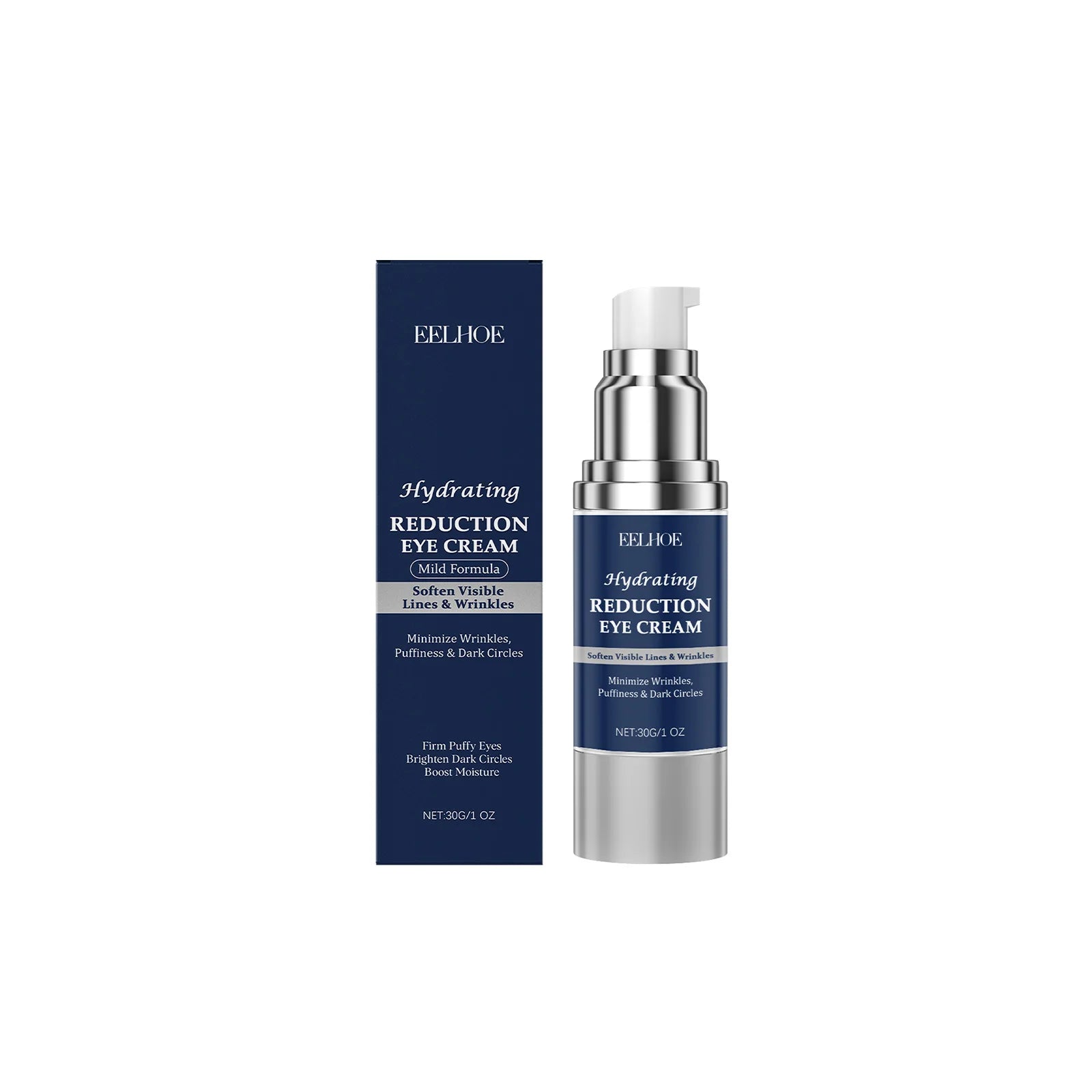 Moisturizing Eye Cream Refreshing Moisturizing Fades Fine Lines Hydrating Plumping Gentle Skin-Friendly Delicate Eye Area Skin Oasis Select 30g boxed