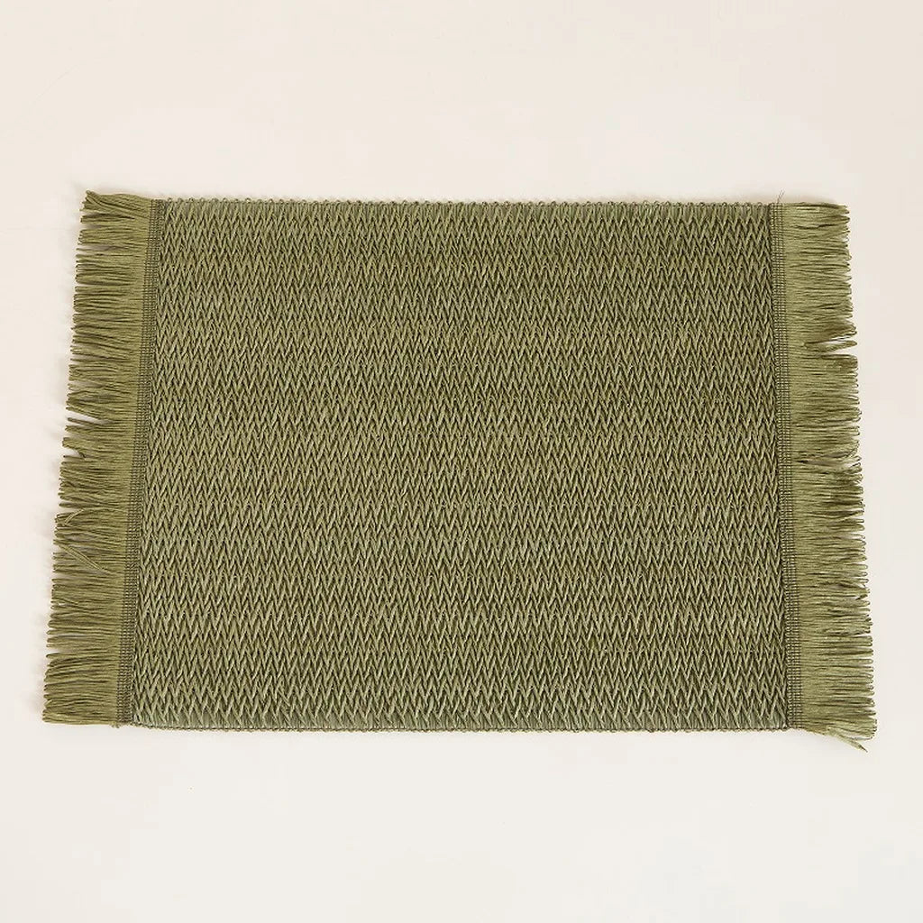 Woven Linen Placemat – Heat Insulating Dining Table Mat