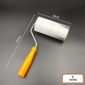 1PC 10/16/24CM Defoaming Drum Brush Spike Roller Latex Floor Self Compound Roller Leveling Screed Spiked Roller Paint Brush Roll Oasis Select A2