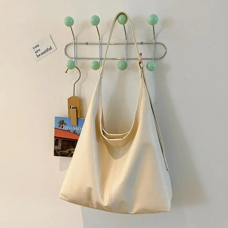 PU Leather Women's Hobo Shoulder Tote Bag | 5 Colours