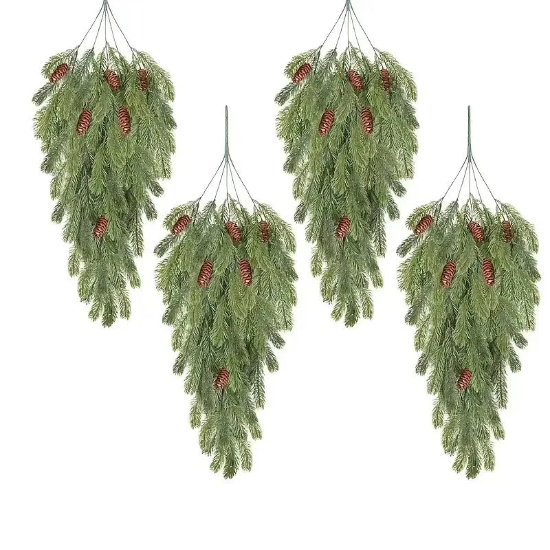 78cm Artificial Pine Christmas Vine Wall Hanging Swag Decor
