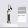 1pcs Automatic Tri Fold Reverse Umbrella Double Windproof Folding Umbrella for Daily Use Rain and Rain Umbrella Oasis Select Ash Aluminum 8K
